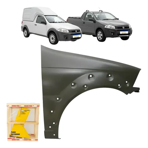 Paralama Fiat Strada Working 2014 2015 2016 A 2020 Ld