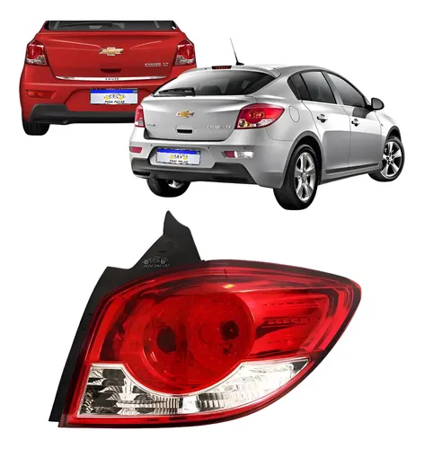 Lanterna Cruze 2011 2012 2013 2014 2015 2016 Hatch Ld Direito/passageiro Vermelho