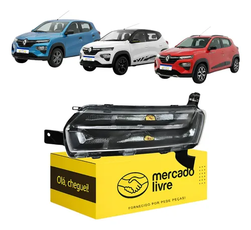 Farol Superior Esquerdo Kwid 2023 2024 2025 26 Drl Led Pisca Esquerdo/motorista