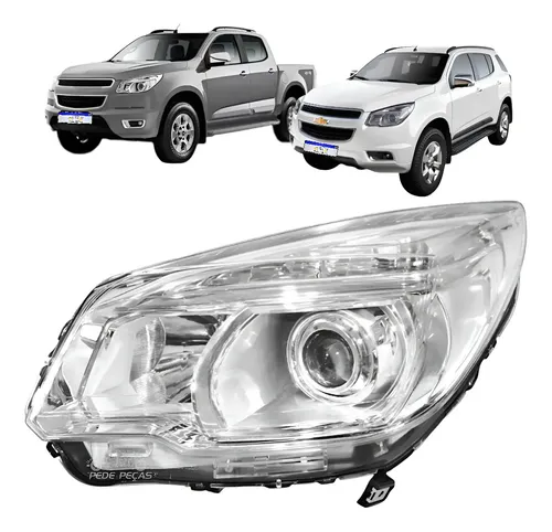 Farol Chevrolet S10 Trailblazer 2012 A 2016 Com Projetor Le Esquerdo/motorista