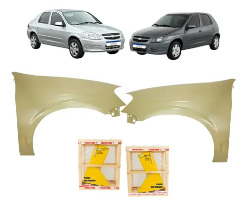 Par Paralama Gm Celta Prisma 2007 A 2016 2006 A 2012
