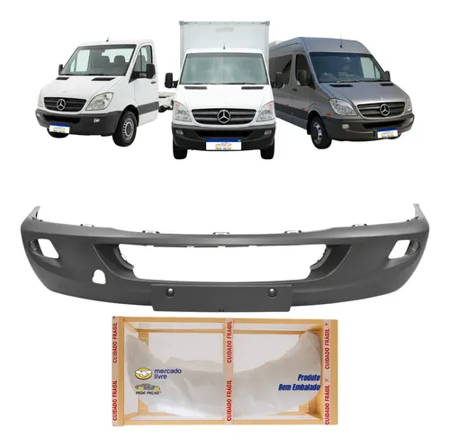 Parachoque Dianteiro Sprinter 2012 2013 2014 2015 16 C/furo Preto
