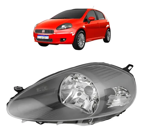 Farol Fiat Punto 2007 2008 2009 2010 2011 2012 Esquerdo Esquerdo/motorista