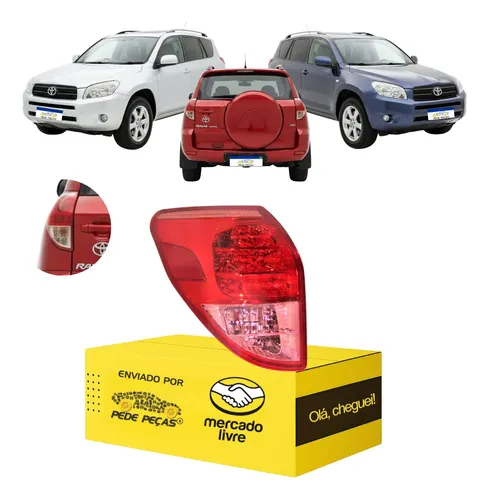 Lanterna Sinaleira Toyota Rav4 2006 2007 2008 C/led Le Esquerdo/motorista Cristal