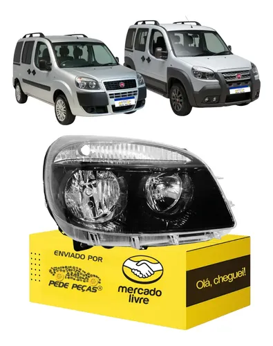 Farol Fiat Doblo 2010 2012 2013 2014 2015 2016 A 2021