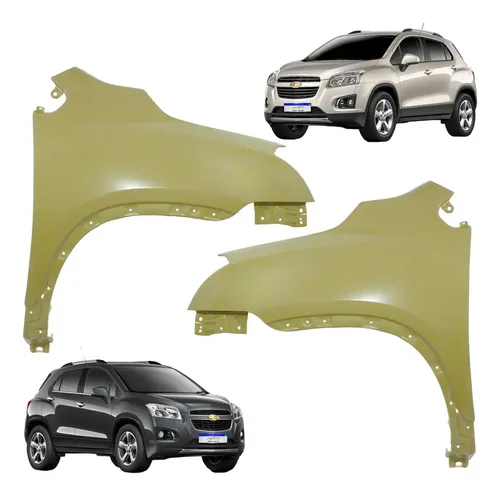 Paralama Chevrolet Tracker 2013 2014 2015 2016 Cor Direito Cinza