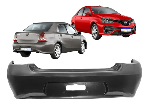 Parachoque Traseiro Etios Sedan 2017 2018 2019 2020 2021 