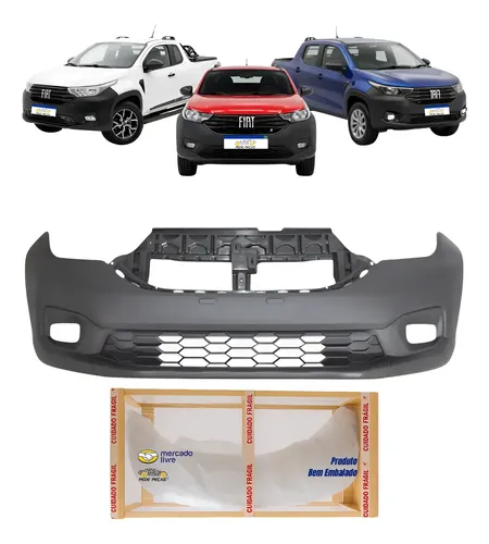 Parachoque Strada Endurance 2021 2022 2023 24 25 2026 Novo Preto Texturizado