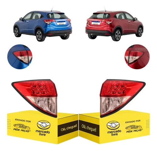 Lanterna Do Canto Honda Hr-v 2015 16 17 2018 C/led Nova Par Ambos Lados Cristal