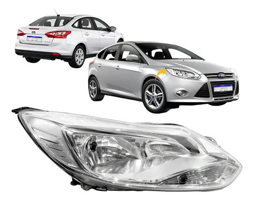 Farol Focus 2014 2015 L.d Novo Cromado Direito