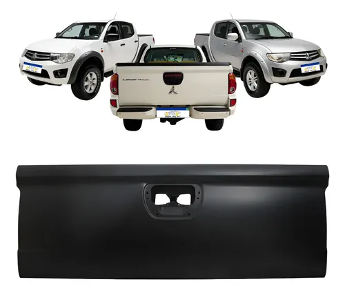 Tampa Caçamba L200 Triton 2012 A 2016 Caçamba Estendida Preto