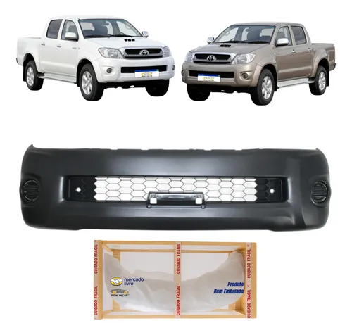 Parachoque Toyota Hilux 2009 2010 2011 Novo Preto Preto