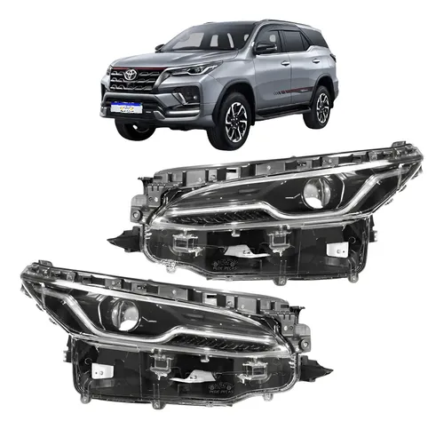 Par Farol Toyota Hilux Sw4 2021 2022 2023 2024 2025 Full Led Ambos Lados
