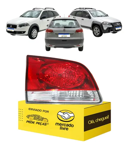 Lanterna Tampa Palio 2009 10 11 12 13 14 15 16 17 A 2020 L.e Esquerdo/motorista Vermelho