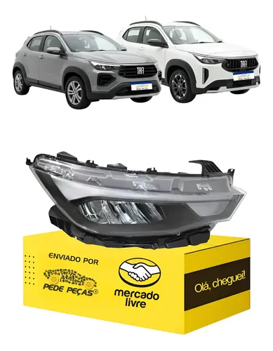 Farol Sinaleira Fiat Pulse 2022 2023 24 25 2026 C/led Ld Direito/passageiro