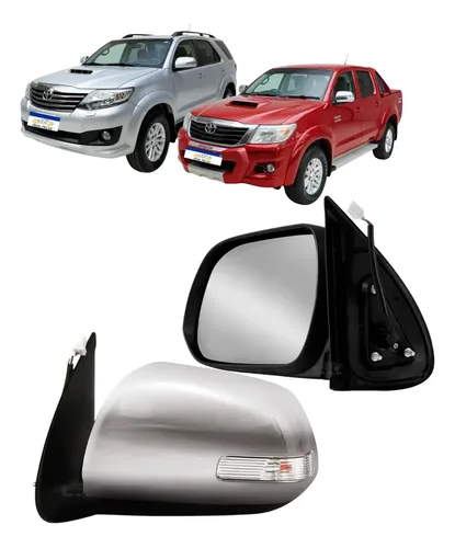 Retrovisor Hilux Sw4 2012 2013 2014 2015 Cromado Esquerdo