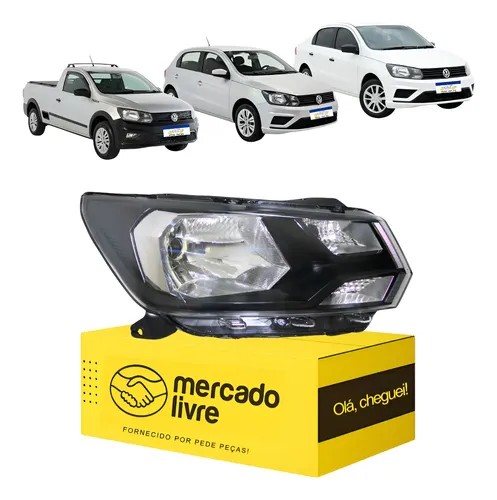 Farol Saveiro G7 Gol Voyage G8 2019 20 2021 2022 2023 L.d Direito/passageiro
