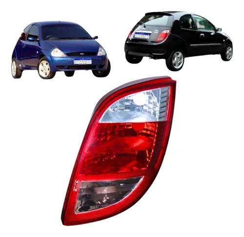 Lanterna Ford Ka One Gl Class Image Xr 2002 A 2007 Nova Ld Direito/passageiro Vermelho Cristal