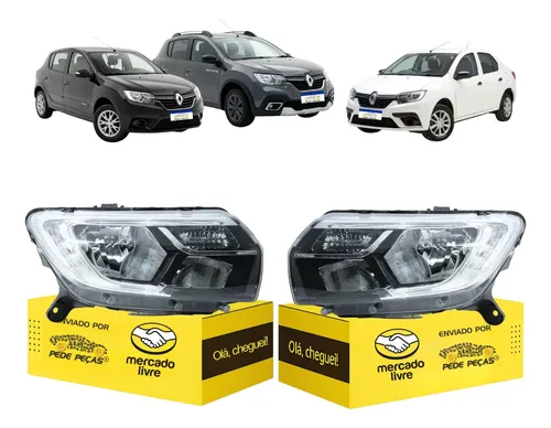 Par Farol Renault Logan 2020 2021 2022 2023 2024 2025 Ambos Lados