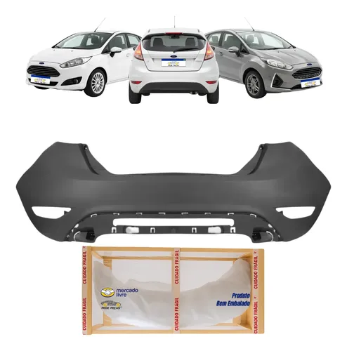 Parachoque Traseiro Ford New Fiesta 2014 2015 A 2019 Hatch