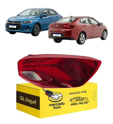 Sinaleira Onix Sedan 2020 21 22 23 24 2025 C/led Direito Direito/passageiro Vermelho