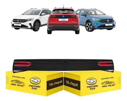 Lanterna Central Vw Nivus 2020 21 22 23 24 A 2026 Nova Ambos Lados Fume
