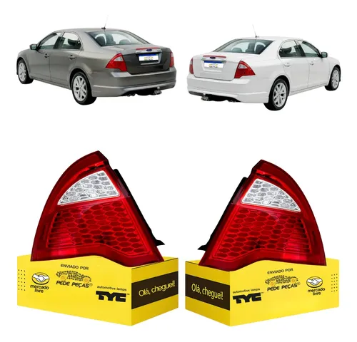 Par Sinaleira Traseira Ford Fusion 2010 2011 2012 Ambos Lados