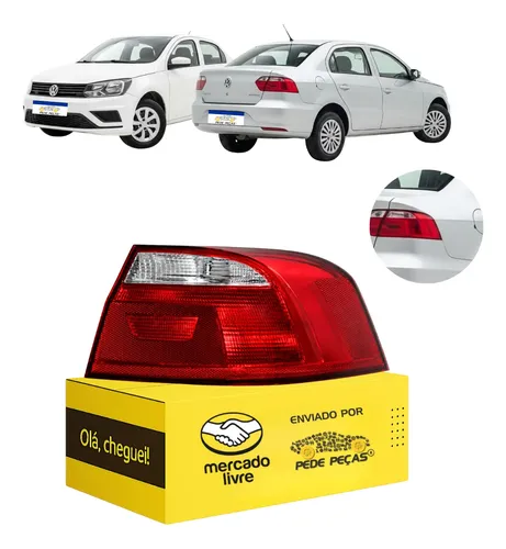 Lanterna Traseira Canto Vw Voyage 2013 14 15 A 2023 Fumê Ld Direito/passageiro