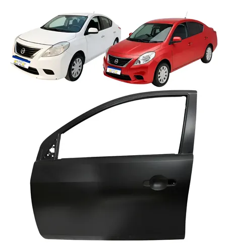 Porta Dianteira Esquerda Nissan Versa 2012 2013 2014 2015 Dianteira Esquerdo Preto