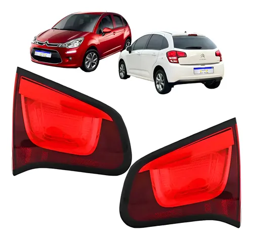 Lanterna C3 2013 2014 2015 2016 2017 2018 2019 2020 Par Direito Vermelho