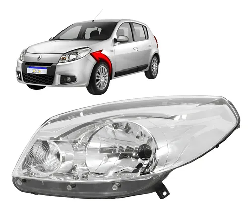Farol Renault Sandero 2012 2013 2014 L.e Novo Esquerdo