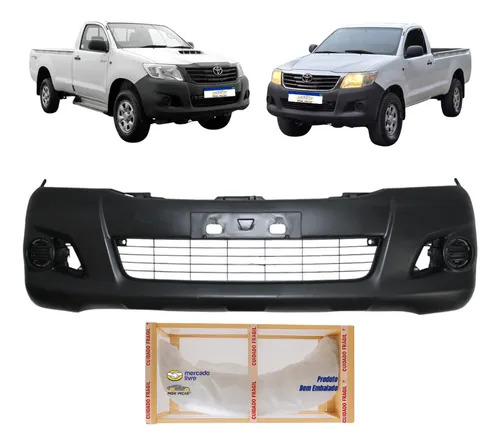 Parachoque Toyota Hilux 2012 2013 2014 2015 Cabine Simples Preto