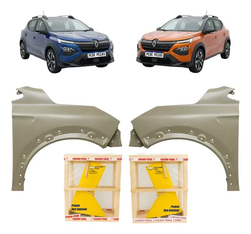 Par Paralama Renault Kardian 2024 2025 2026