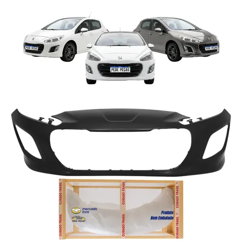 Parachoque Dianteiro Peugeot 308 2012 2013 2014 2015 Novo Preto