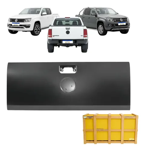 Tampa Traseira Amarok 2010 11 12 13 14 15 16 17 18 19 A 2026 Preto