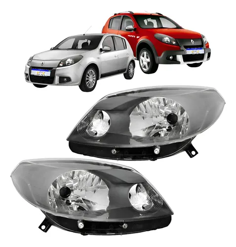 Par Farol Renault Sandero Stepway 2012 2013 2014 Novo Ambos Lados