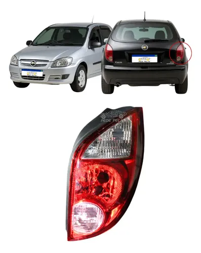 Lanterna Chevrolet Celta 2007 2008 2009 2010 A 2016 Ré/rosa