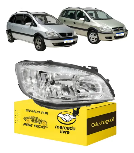Farol Gm Zafira 2001 2002 03 04 05 06 07 08 09 10 11 2012 Ld Direito/passageiro