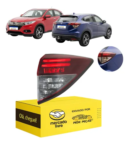 Lanterna Honda Hr-v 2019 2020 2021 C/led Canto Fume Nova L.d Direito/passageiro Fumê