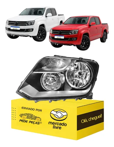 Farol Esquerdo Vw Amarok 2010 2011 2012 2013 2014 2015 2016 Esquerdo/motorista