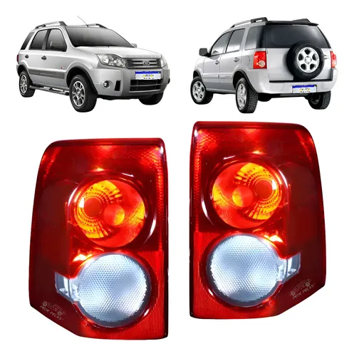 Lanterna Ford Ecosport 2008 2009 2010 2011 2012 Par Novo Ambos Lados Fumê