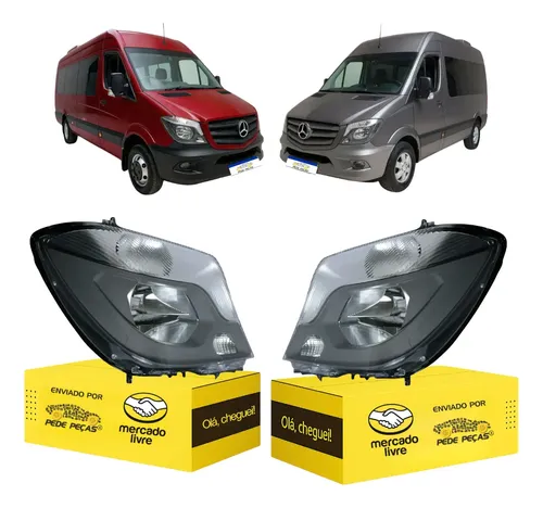 Par Farol Sinaleira Sprinter 2017 2018 2019 Elétrico C/motor Ambos Lados