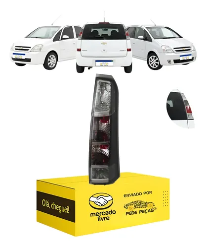 Lanterna Traseira Direita Gm Meriva 2009 2010 2011 2012 Fumê Direito/passageiro Fumê