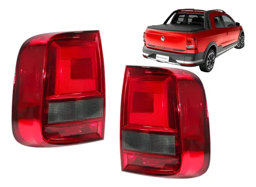 Lanterna Traseira Saveiro G7 G8 Sinaleira 2017 A 2021 Fumê