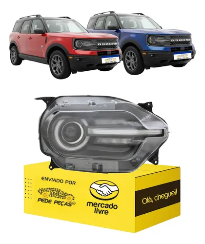 Farol Ford Bronco Sport 2021 2022 2023 2024 2025 Novo L.d Direito/passageiro