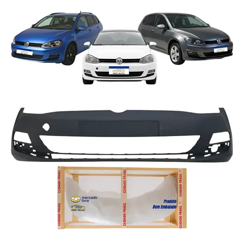 Parachoque Dianteiro Golf Variant  2014 A 2017 Preto