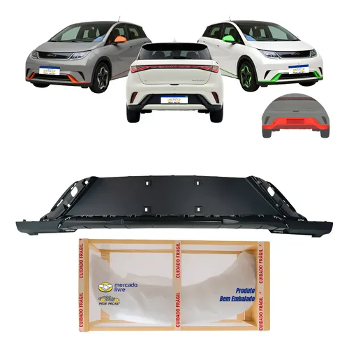 Spoiler Traseiro Byd Dolphin 2023 2024 2025 2026 Preto