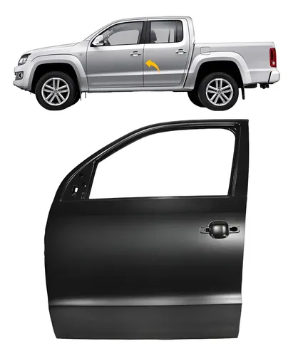 Porta Dianteira Vw Amarok 2010 2011 2012 2013 2014 A 2024 Le Dianteira Esquerdo Motorista Preto