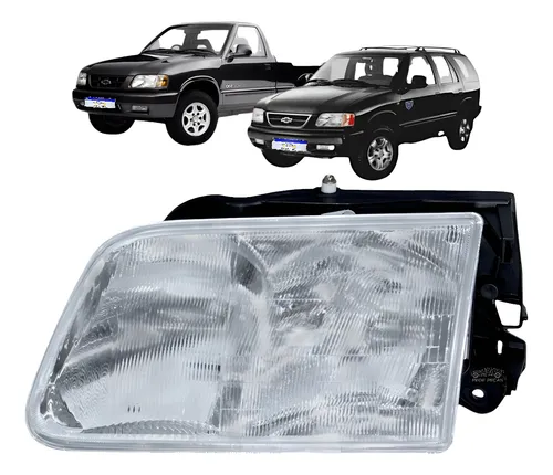 Farol Chevrolet S10 Blazer 1995 A 2000 Std Dlx Executive Le Esquerdo/motorista