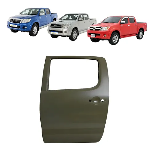 Porta Traseira Esquerda Hilux 2006 2007 2008 2009 A 2015 Traseira Esquerda/motorista Cinza
